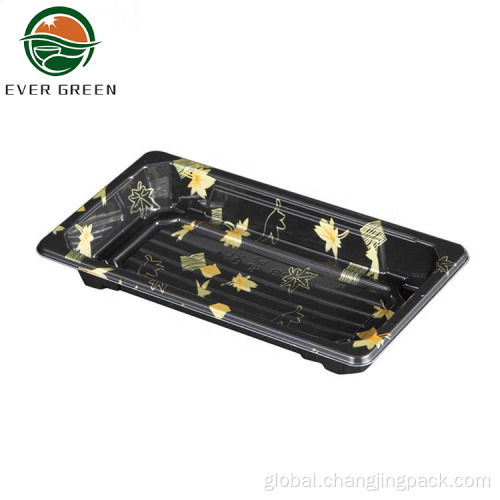 Sushi Food Container Ever Green Recyclable Plastic Japanese Sushi Food Container Supplier